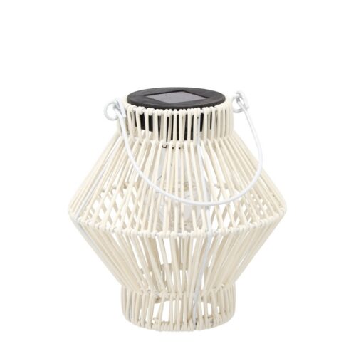 Solárna LED lucerna Duty 19 cm biela Solárna LED lucerna Duty 19 cm biela