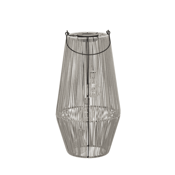Solární lampa LONY 47 cm šedá