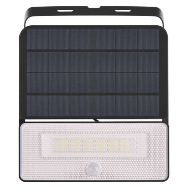 Solárny LED reflektor SOLO I s pohybovým senzorom čierny/neutrálna biela