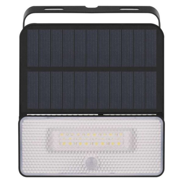 Solárny LED reflektor SOLO II s pohybovým senzorom čierny/neutrálna biela