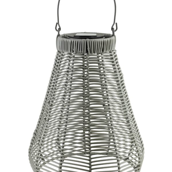 Solárny lampáš SOKKE 33/45 sivý