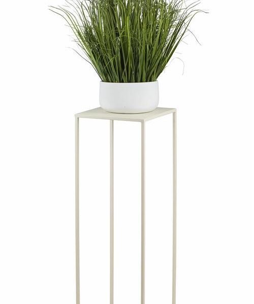Stojan na květiny SIMPLE 70 cm krémový