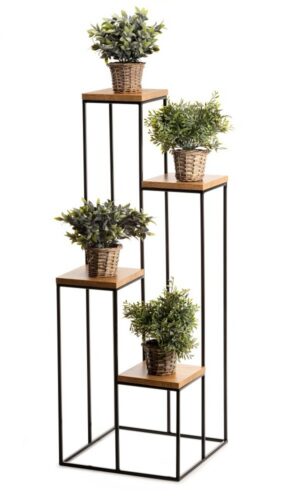 Stojan na kvety Quattro 110 cm čierny Stojan na kvety Quattro 110 cm čierny