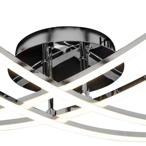 Stropné svietidlo PLAFON LED Modern II strieborné