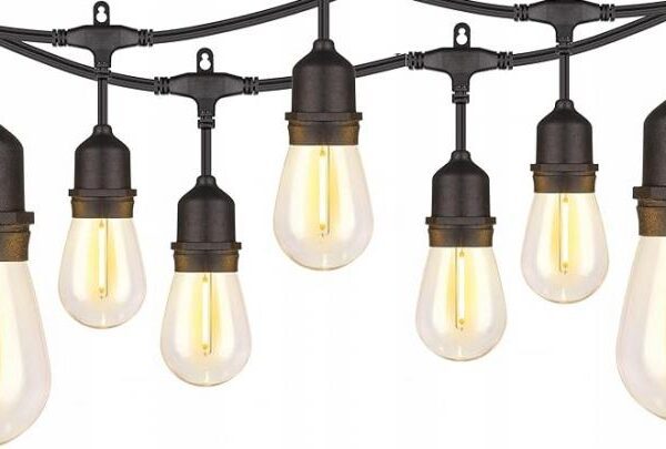 Svetelná LED reťaz Filame 10 m 230 V čierna/teplá biela