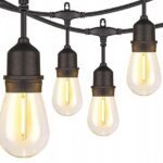 Světelný LED řetěz MODERN s 20 žárovkami teplý bílý
