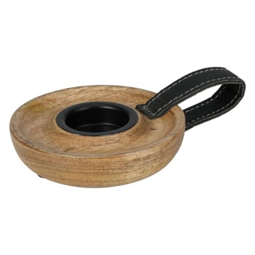 Svietnik LARIS 11 cm mangové drevo Svietnik LARIS 11 cm mangové drevo