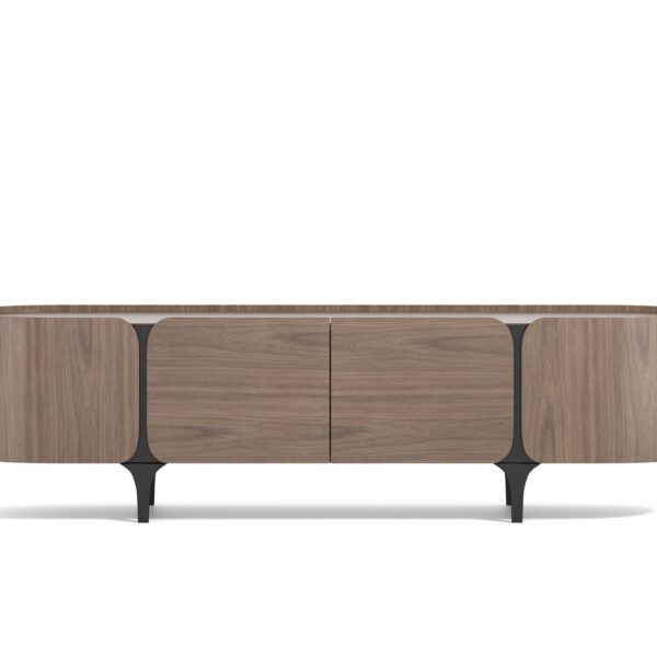TV stolek Sileno 200 cm ořech/černý