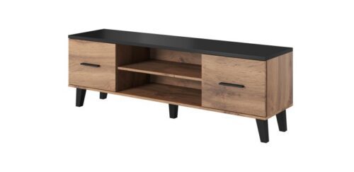 TV stolík Lotta 160 cm dub wotan/čierny TV stolík Lotta 160 cm dub wotan/čierny
