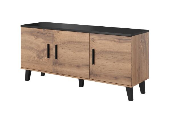 TV stolík Lotta I 150 cm dub wotan/čierny