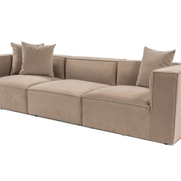 Trojmiestna pohovka Sora 325 cm cappucino