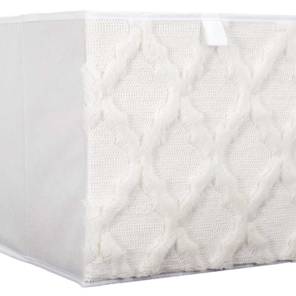 Úložný textilný box BOHO CUBE 30x30 cm biely