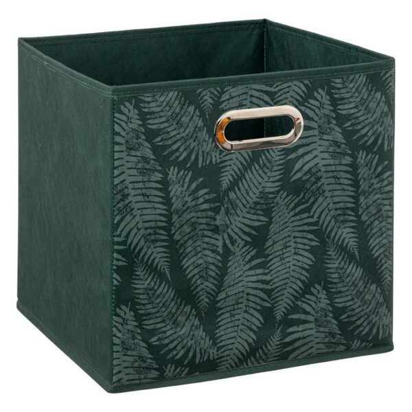 Úložný textilný box Naturalis 31x31 cm zelený