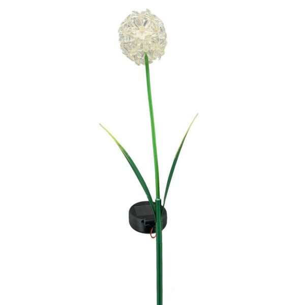 Umelá LED kvetina BLOOM 70 cm biela