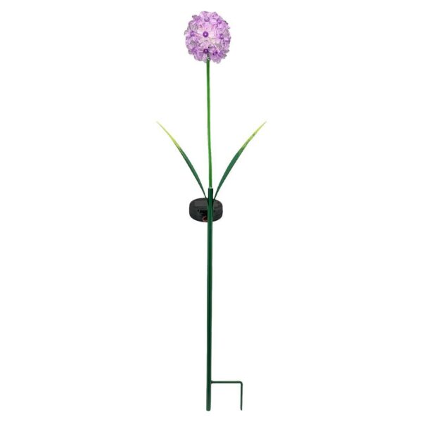 Umelá LED kvetina BLOOM 70 cm fialová