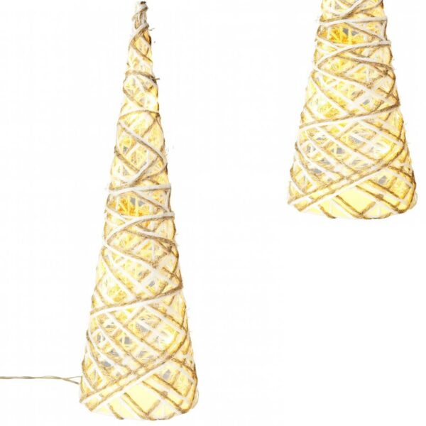 Vianočný LED stromček HOLLY 60 cm teplá biela