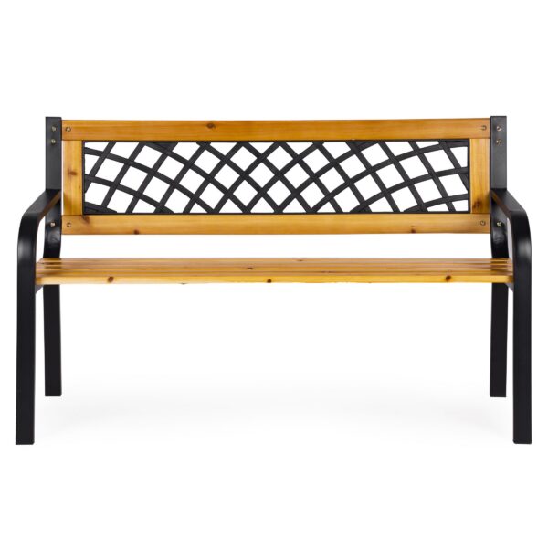Zahradní lavička Mariner 118 cm černá
