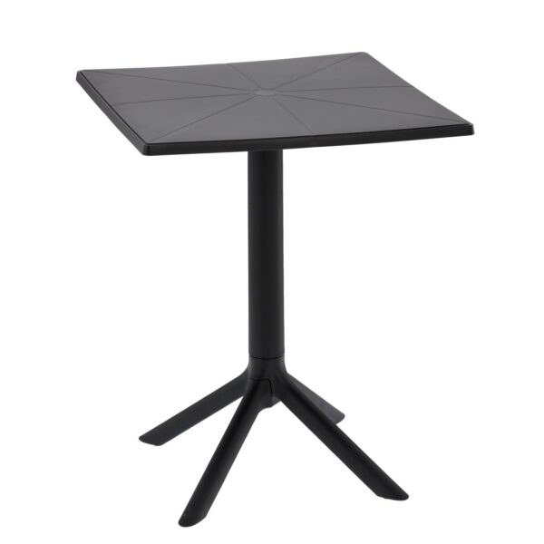 Zahradní odkládací stolek Yasa 60 cm černý