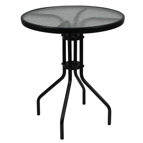 Zahradní stůl Bistro 60 cm černý