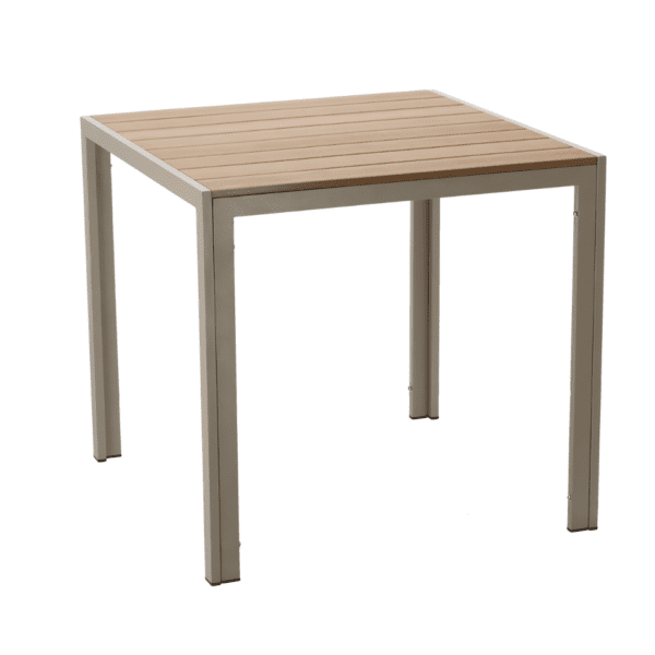 Záhradný stôl Devon 80 cm béžový