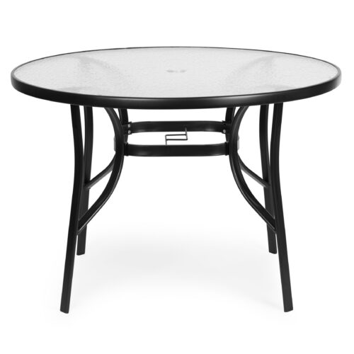 Záhradný stôl SOLO 105 cm číry/čierny Záhradný stôl SOLO 105 cm číry/čierny