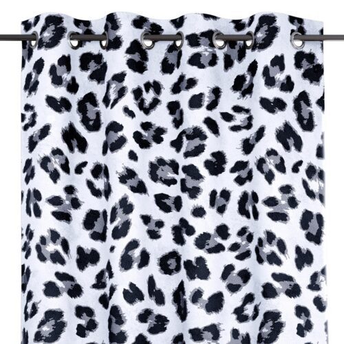 Záves AmeliaHome Wild s priechodkami 140x250 cm čierno-biely Záves AmeliaHome Wild s priechodkami 140x250 cm čierno-biely