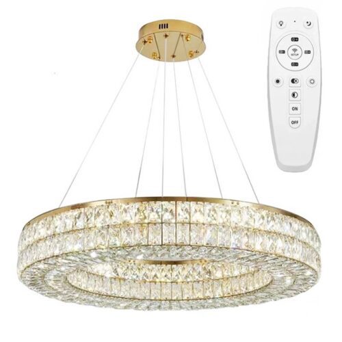 Závěsný LED lustr APP1568-CP zlatý Závěsný LED lustr APP1568-CP zlatý