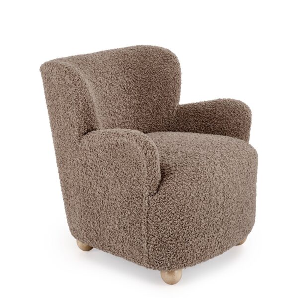 Designové křeslo Claudio cappuccino