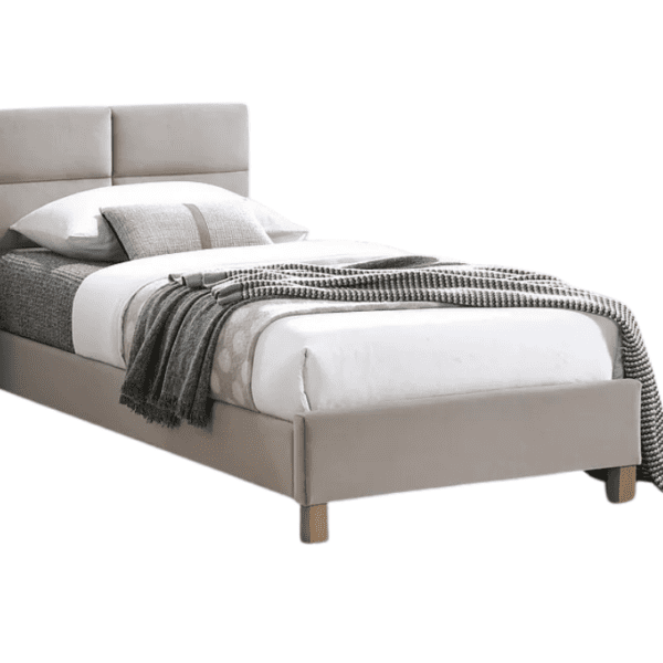 Jednolôžková čalúnená posteľ Sierra 90x200 béžová