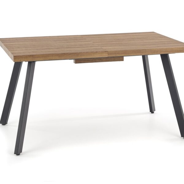 Jídelní rozkládací stůl Berlin 140/180 cm ořech/černý