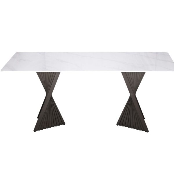 Jídelní stůl Modig M17 180 cm grafit/mramor