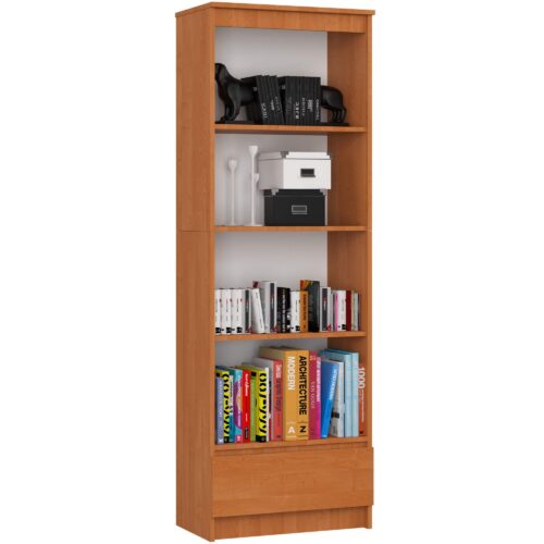 Kancelársky regál Rexa 60 cm 1 zásuvka a 4 police jelša Kancelársky regál Rexa 60 cm 1 zásuvka a 4 police jelša