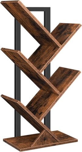 Knihovna Vasagle Mergo 71 cm hnědá Knihovna Vasagle Mergo 71 cm hnědá