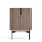 Komoda Silario 95 cm ořech/mramor