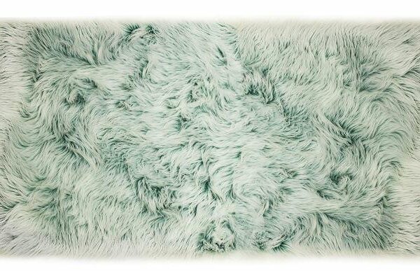 Kusový koberec s vysokým vlasom OMBRE 80 x 140 cm - modrozelený