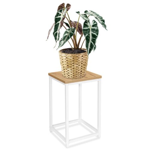 Kvetinový stojan Loft Arben 40 cm biely/dub Craft Kvetinový stojan Loft Arben 40 cm biely/dub Craft