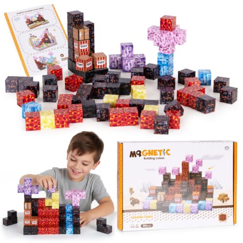 Magnetická stavebnice 86 ks POLY vícebarevná Magnetická stavebnice 86 ks POLY vícebarevná