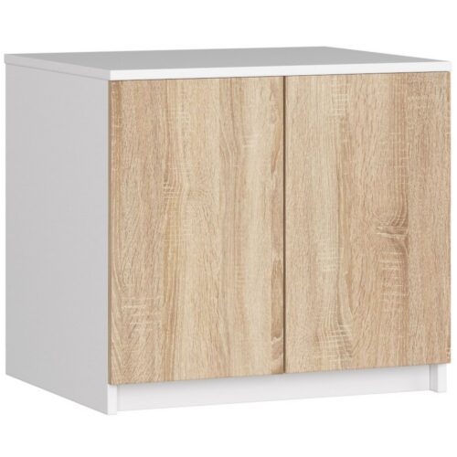 Nadstavec na skriňu Star 60 cm dub sonoma/biela matná Nadstavec na skriňu Star 60 cm dub sonoma/biela matná