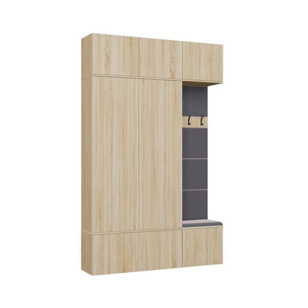 Předsíňová stěna Haga 2Sz1W 150 cm dub Sonoma