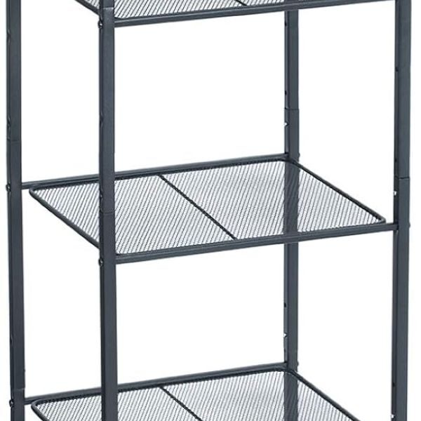Regál Debra 128 cm černý