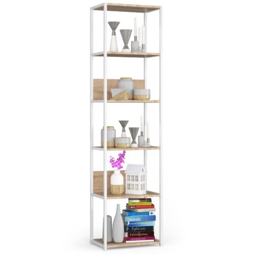 Regál LOFT 50 cm bílý/dub sonoma Regál LOFT 50 cm bílý/dub sonoma