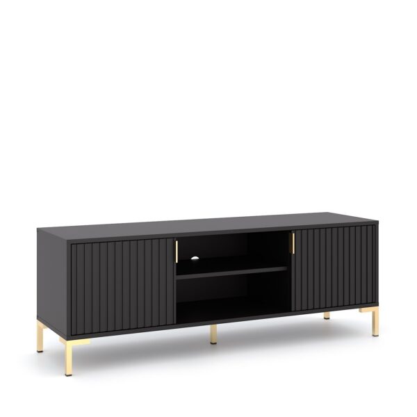 TV stolek Flinn 140 cm černý