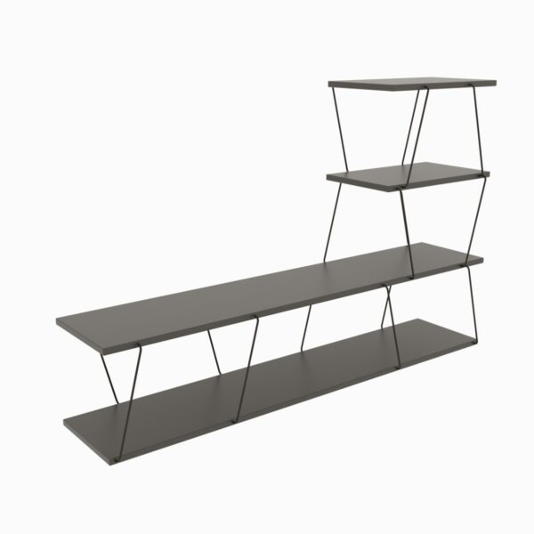 TV stolek ILGAZ 150 cm antracitový