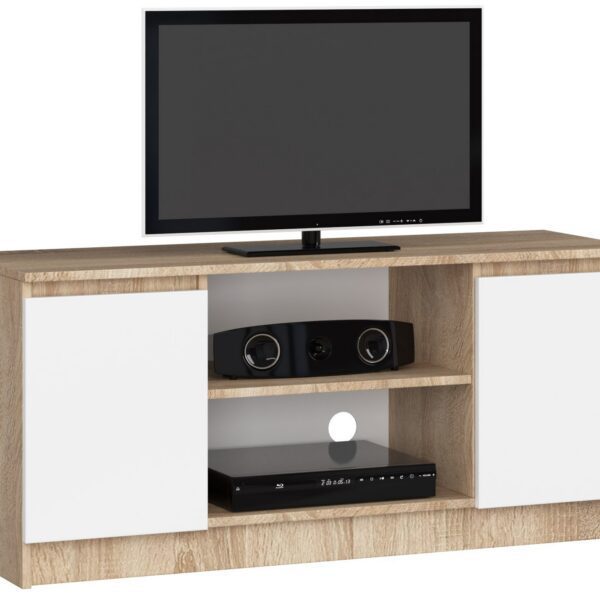 TV stolík Tonon 120 cm sonoma/biela