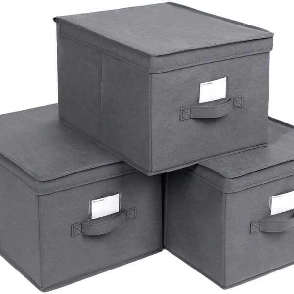 Úložné boxy Mera sivé