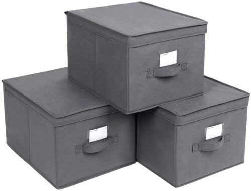 Úložné boxy Mera sivé Úložné boxy Mera sivé