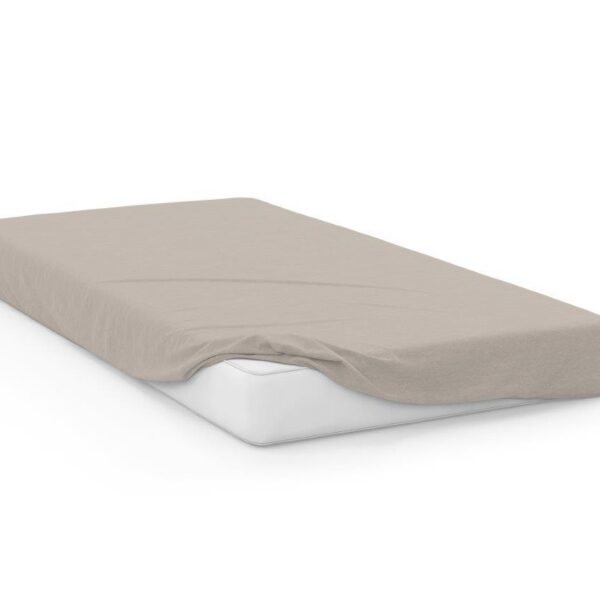 Bavlněné Jersey prostěradlo SOFT 90x200 cm + 25 cm šedé