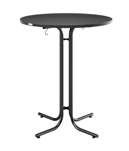 Cateringový skladací barový stôl Malik 80 cm sivý Cateringový skladací barový stôl Malik 80 cm sivý