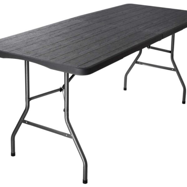 Cateringový stôl WOODLAND 180 cm antracitový