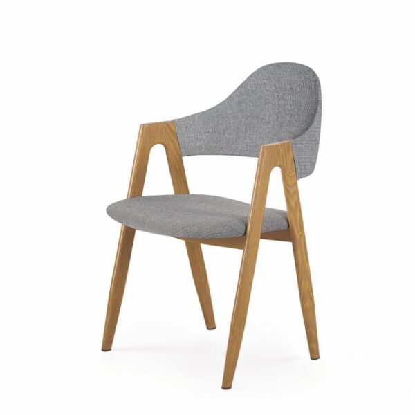 Designová stolička Lona sivá